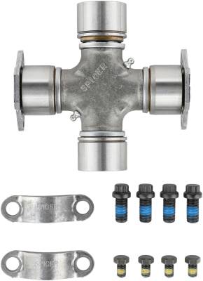 Spicer - Spicer 5-675X Universal Joint Greaseable Spicer 1710 Series Half Round