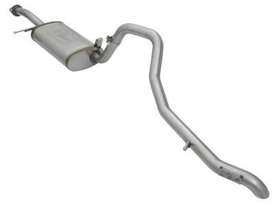 aFe Power - aFe 49-46122 Mach Force Xp 2.5" Hi-Truck Exhaust System for 01-18 Patrol Y61 4DR