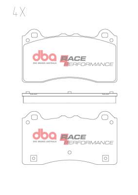 Disc Brakes Australia - Disc Brakes Australia DB15025RP DBA Race Performance Front Brake Pads
