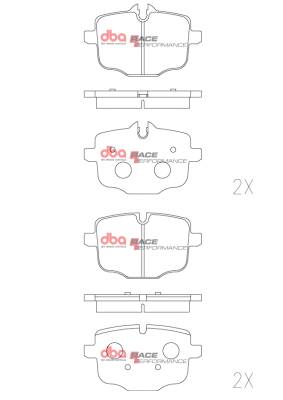 Disc Brakes Australia - Disc Brakes Australia DB15109RP DBA Race Performance Rear Brake Pads