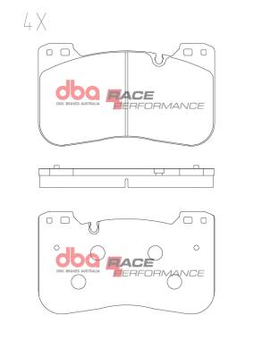 Disc Brakes Australia - Disc Brakes Australia DB15302RP DBA Race Performance Front Brake Pads