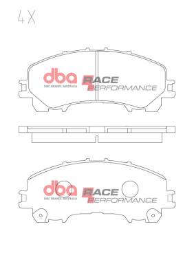 Disc Brakes Australia - Disc Brakes Australia DB2341RP DBA Race Performance Front Brake Pads
