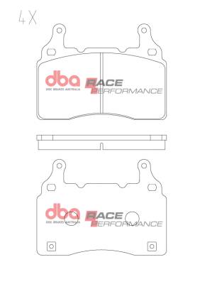 Disc Brakes Australia - Disc Brakes Australia DB2358ARP DBA Race Performance Front Brake Pads