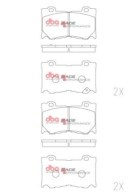 Disc Brakes Australia - Disc Brakes Australia DB2400RP DBA Race Performance Front Brake Pads