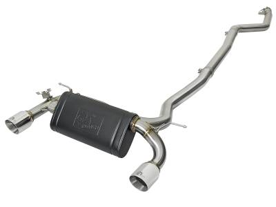 aFe Power - aFe 49-36334-P 3-2.5" SS Cat-Back Exhaust System for 16-20 BMW 3.0L