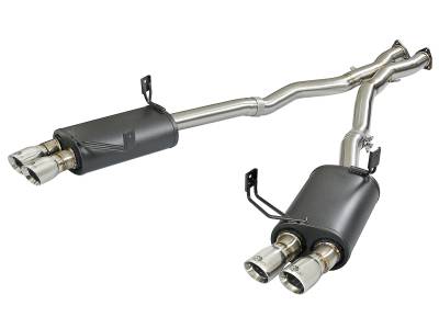 aFe Power - aFe 49-36339-P 2.5" SS Cat-Back Exhaust System for 06-08 BMW Z4 3.2L