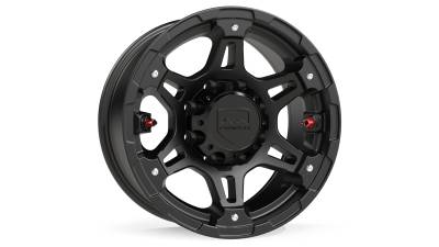 TeraFlex - TeraFlex 1058089 Nomad 17x8.5 Split Wheel 8x6.5 -12mm Metallic Black