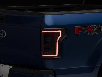 Raxiom - Raxiom T544625 Clear LED Taillights w/Sequential Turn Signals 15-17 Ford F150
