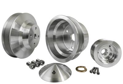 March Performance - March Performance 6310 Serpentine Pulley Kit LWP for Small Block Chevy