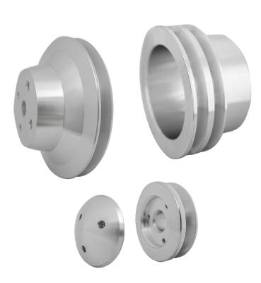 March Performance - March Performance 7015 V-Belt Crankshaft Pulley 2V LWP for Big Block Chevy