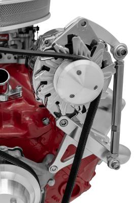 March Performance - March Performance 21001 Small Block Chevy Alternator Bracket Inward Driver SWP