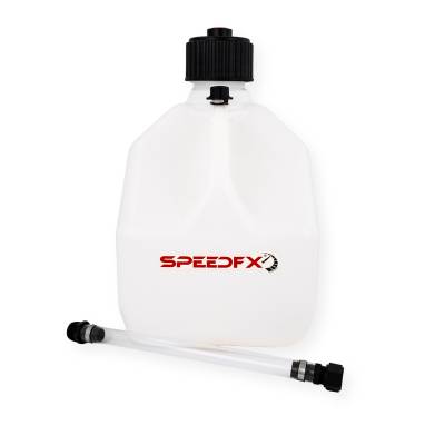 SpeedFx - SpeedFX 8731 Liquid Storage Container White 3 Gallon Plastic w Filler Hose & Cap