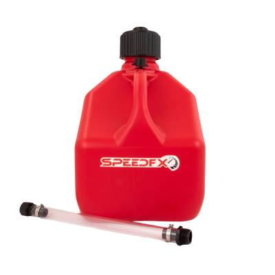 SpeedFx - SpeedFX 8730 Liquid Storage Container Red 3 Gallon Plastic w/Filler Hose & Cap