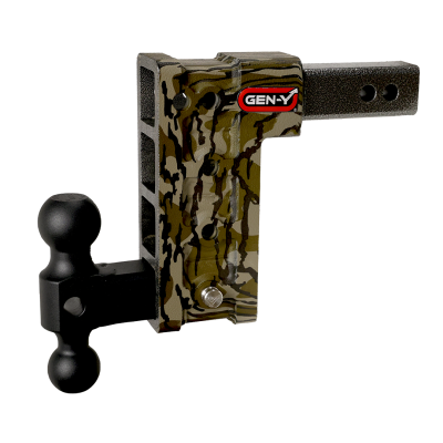 GEN-Y Hitch - GEN-Y Hitch GH-614-MO 2.5" Shank 9" Drop 3K Tw 21K Hitch w/Dual-Ball Mossy Oak