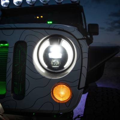 PROJECT X - PROJECT x HL538822-1 Elite Optx Headlights w/Integrated UHD Cameras Pair