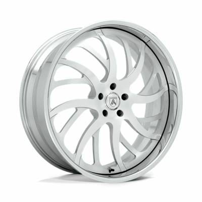 Asanti - Asanti Wheels AF862 24x10 5x4.75 -20mm Brushed AF862-24103420NBRL