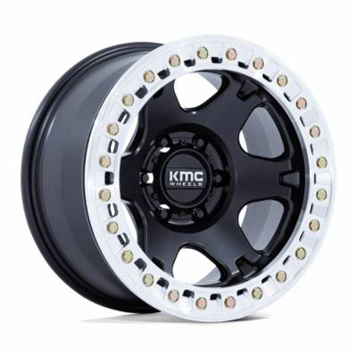 KMC - KMC Wheels KM238 VI BEADLOCK 17x9 5x5.0 -12mm Satin Black KM238MD17905012N