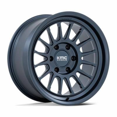 KMC - KMC Wheels KM447 IMPACT FORGED MONOBLOCK 17x8.5 6x135 0mm Blue KM447LX17856300