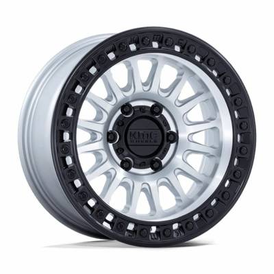 KMC - KMC Wheels KM552 IMS 18x9 5x5.0 0mm Machined/Black KM552DB18905000