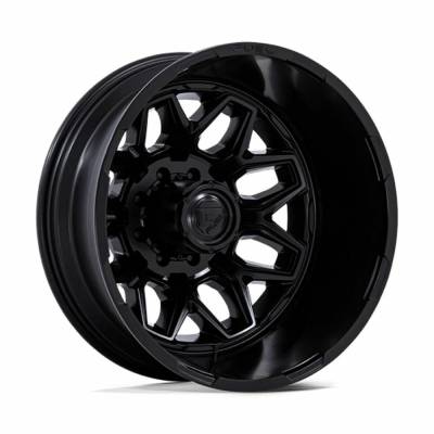 Fuel 1PC - Fuel Off Road D871 FLUX DUALLY 20x8.25 8x210 -227mm Blackout D87120829335