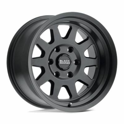 Black Rhino Hard Alloys - Black Rhino Wheels YORK 20x9 5x5.0 -12mm Matte Black 2090YRK-25127M71