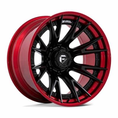 Fuel 1PC - Fuel Off Road FC402 CATALYST 20x10 8x6.5 -18mm Matte Black/Red FC402MQ20108018N