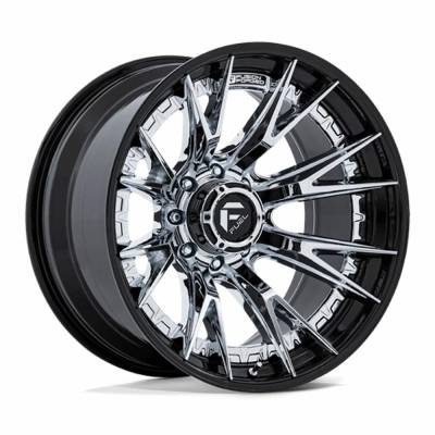 Fuel 1PC - Fuel Off Road FC402 CATALYST 20x10 8x180 -18mm Chrome/Black FC402PB20108818N