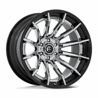 Fuel 1PC - Fuel Off Road FC403 BURN 20x9 5x5.0 1mm Chrome/Gloss Black FC403PB20905001