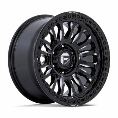 Fuel 1PC - Fuel Off Road FC857 RINCON 17x8.5 5x5.0 -1mm Black/Milled FC857BE17855001N