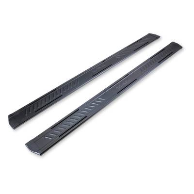 TrailFX - TrailFX AL6001B A6 Series Running Board 6.5" Wide Black for Rocker Mount