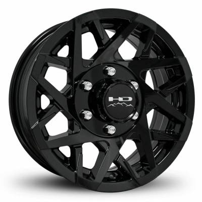 HD Wheels - HD Wheels Canyon 15x6 6x5.5 0mm Gloss Black CY1560830AGB