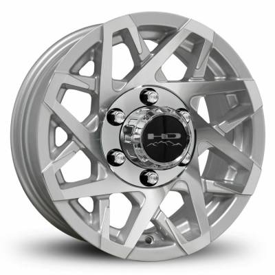 HD Wheels - HD Wheels Canyon 15x6 6x5.5 0mm Gloss Silver/Machined CY1560830SM