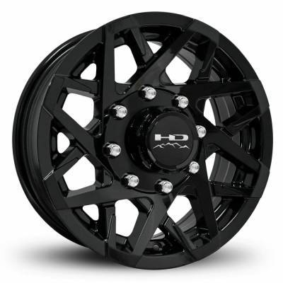 HD Wheels - HD Wheels Canyon 16x6 8x6.5 0mm Gloss Black CY1660820AGB