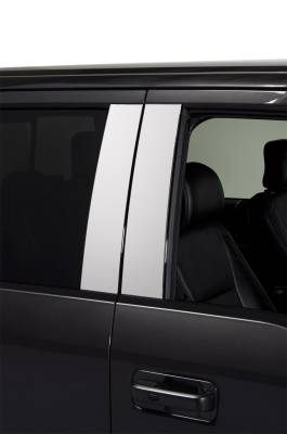Putco - Putco 402673 Stainless Pillar Posts Trim for 15-25 F150 17-25 F250/F350 Reg Cab