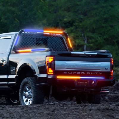 Putco - Putco 93010-60 60" Amber & Blue Work Blade LED Light Bar