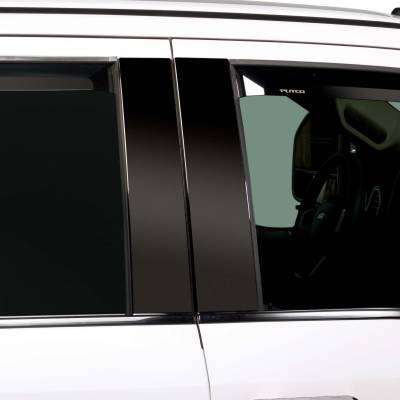 Putco - Putco 402659BP Platinum Black Pillar Post Trim for Hyundai Santa Cruz 22-25 Crew