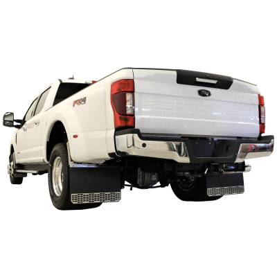 Putco - Putco 78025 Polished SS HEX Mud Skins Rear for 20-25 Silverado/Sierra 3500 Dual