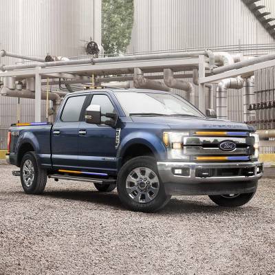 Putco - Putco 93010-36 36" Amber & Blue Work Blade LED Light Bar
