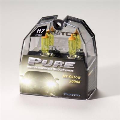 Putco - Putco 230007JY Pure Halogen 3000K Jet Yellow H7 Headlight/Fog Light Bulb Pair