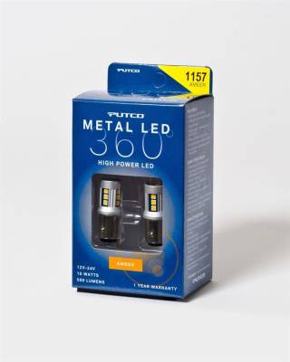 Putco - Putco 341157A-360 Metal 360 LED Replacement Light Bulbs Amber