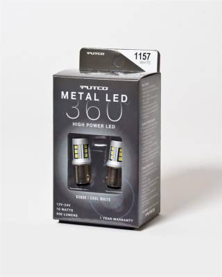 Putco - Putco 341157W-360 Metal 360 LED Replacement Light Bulbs White