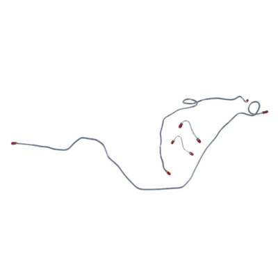 The Right Stuff Detailing - The Right Stuff FKT8901 Chevy/Pontiac Power Disc Brake Hydraulic Line Kit Front