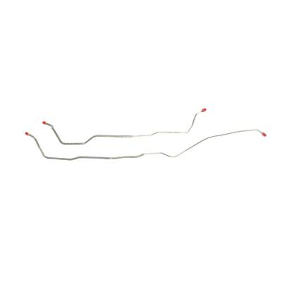 The Right Stuff Detailing - The Right Stuff Detailing FRA6805 Chevy Drum Brake Hydraulic Line Kit Rear