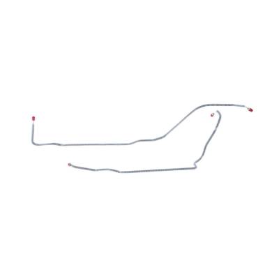 The Right Stuff Detailing - The Right Stuff FRA69JL 1969 Chevy Camaro Disc Brake Hydraulic Line Kit Rear