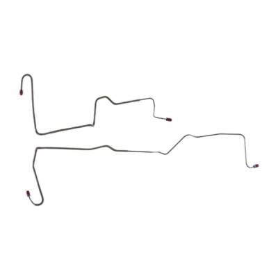 The Right Stuff Detailing - The Right Stuff FRA82RD Chevy/Pontiac Disc Brake Hydraulic Line Kit Rear