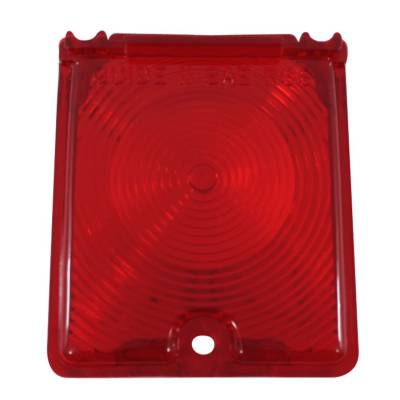 Trim Parts - Trim Parts A3048-RED 1966-67 Chevy II & Nova Back Up Light Lens Red PAIR