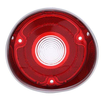 Trim Parts - Trim Parts A4420 1971 Chevelle Driver Side Back Up Light Lens w/o Trim EACH