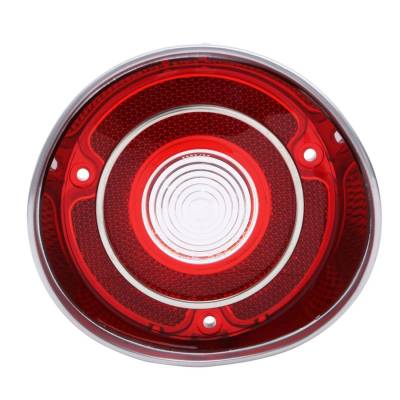 Trim Parts - Trim Parts A4422 1971 Malibu & "SS" Driver Side Back Up Light Lens w/Trim EACH