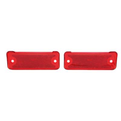 Trim Parts - Trim Parts A4872 1969-72 El Camino Rear Bumper Reflector Lens PAIR