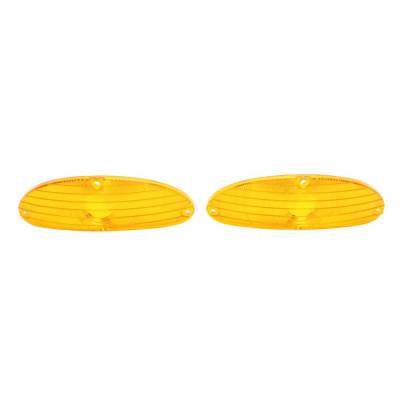 Trim Parts - Trim Parts A1025A 1955 Full-Size Chevrolet Parking Light Lens Amber PAIR